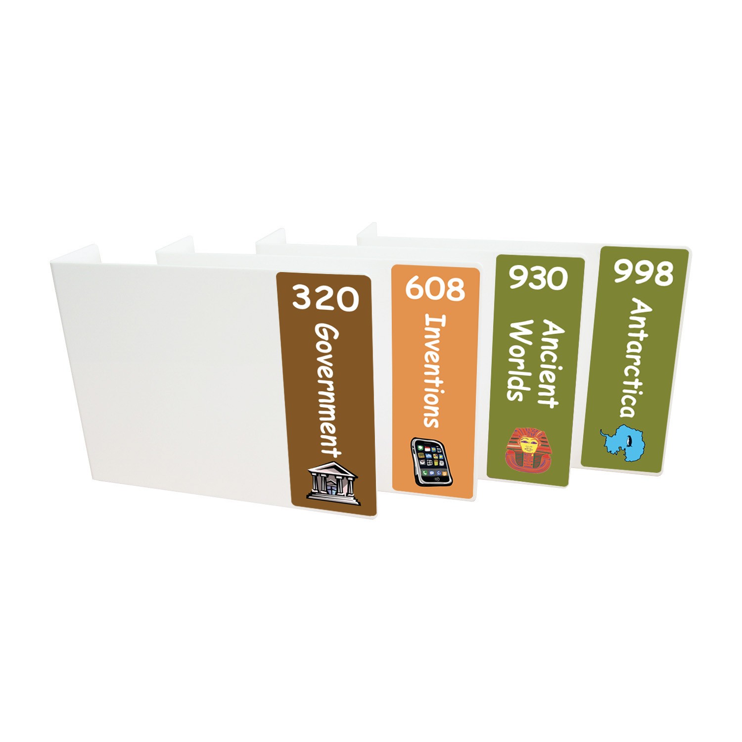Junior Expanded Non Fiction Acrylic Collection Divider Pack Set 2
