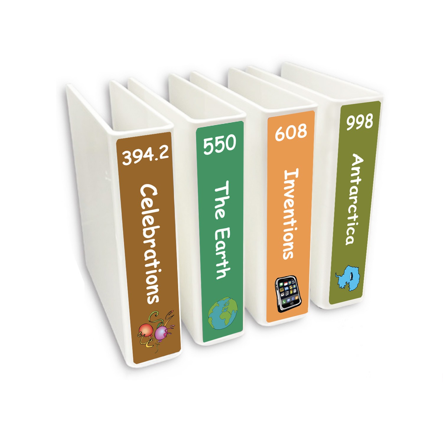 Junior Expanded Non Fiction Slimline Divider Pack Set 2