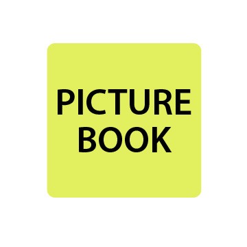 Fluoro Yellow Picture Book Spine Labels