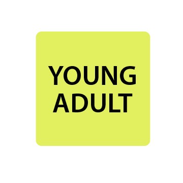 Fluoro Yellow Young Adult Spine Labels