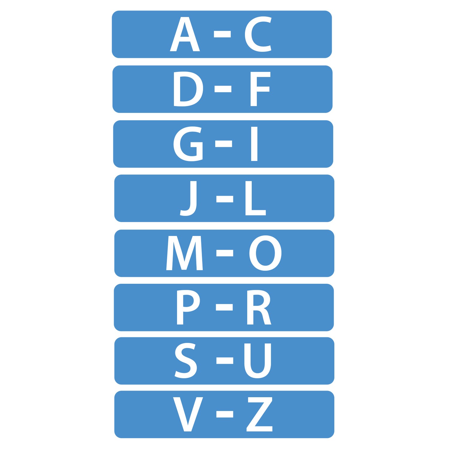 Fiction Combined Front Facing Stickers