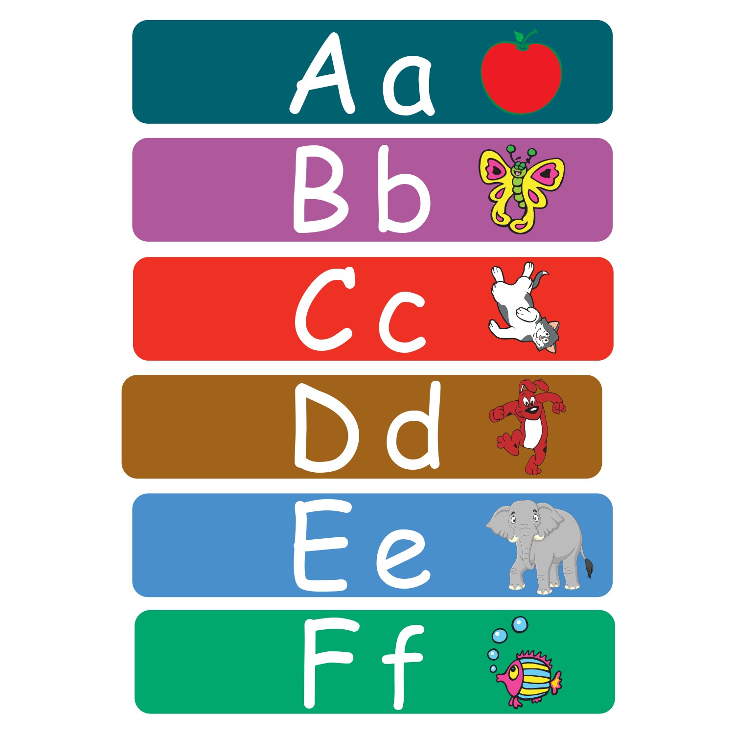 Junior Fiction Front Facing Stickers