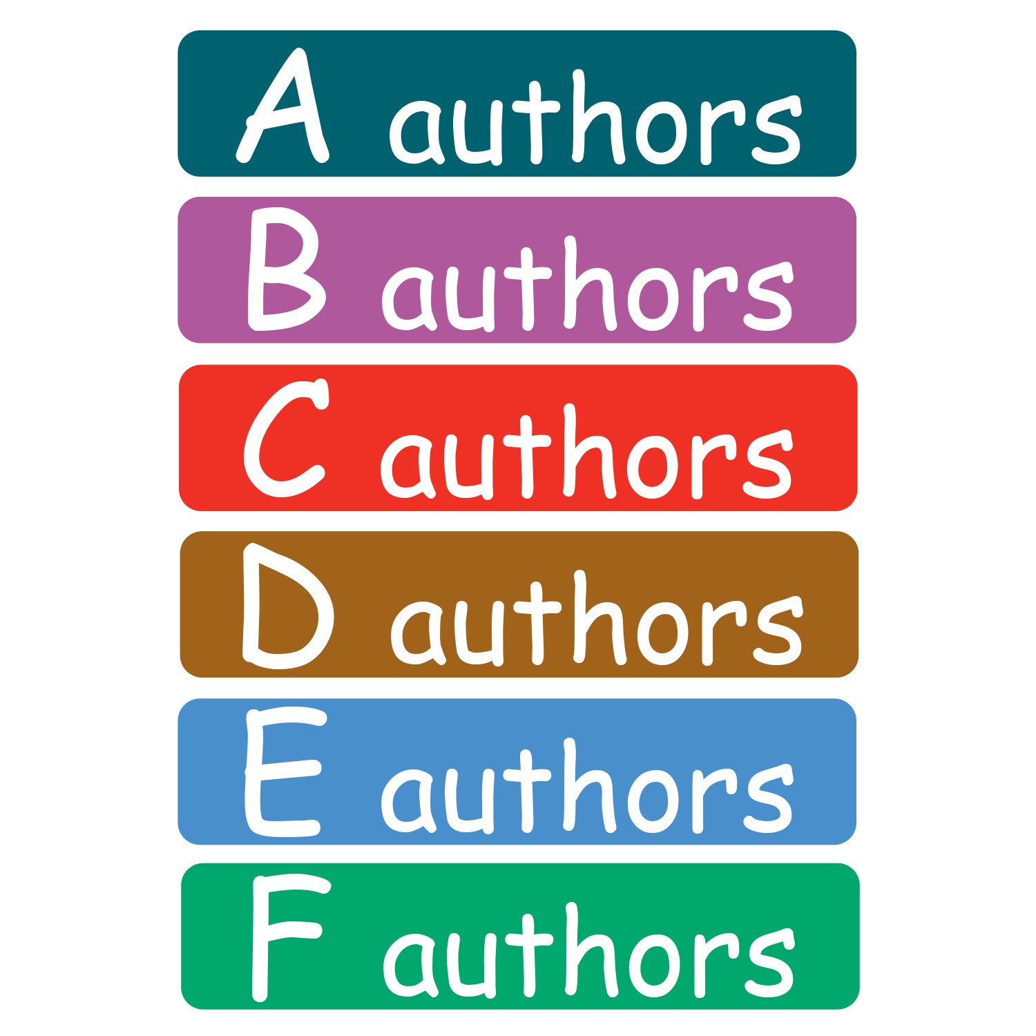 Fiction Front Facing Stickers