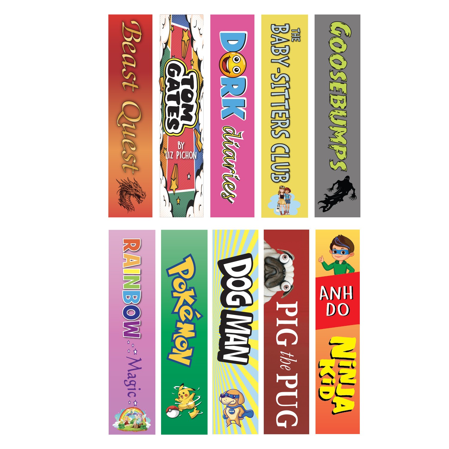 Junior Series Set 2 Slimline Divider Pack (Black)
