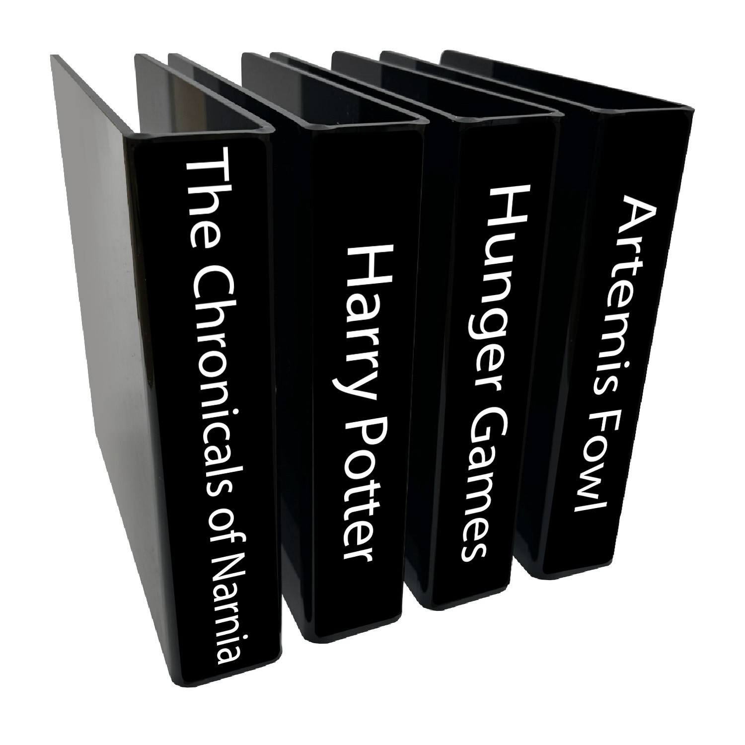 Senior Series Set 1 Text Only Slimline Divider Pack 250mm (Black)