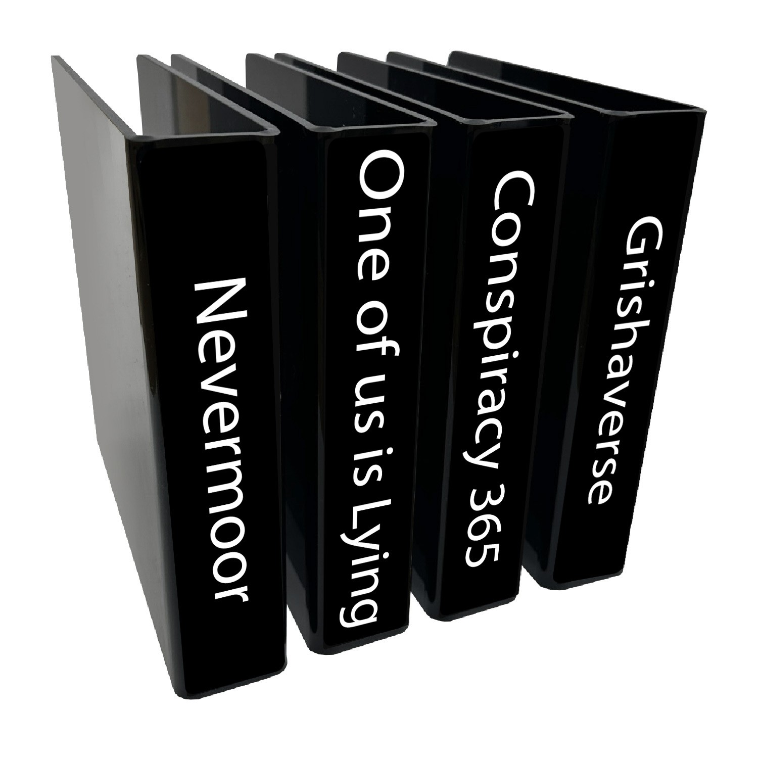 Senior Series Set 2 Text Only Slimline Divider Pack (Black)