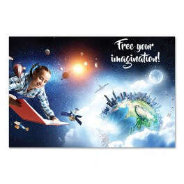Free your Imagination Wall Mural (Removable)