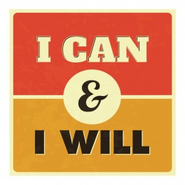 I Can And I Will Wall Graphic Sticker