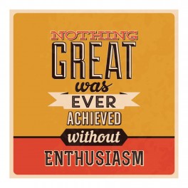 Enthusiasm Wall Graphic Sticker