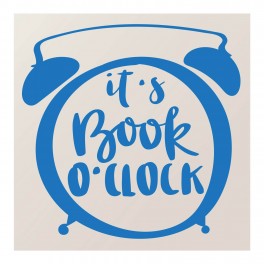 It's Book O'Clock Vinyl Lettering