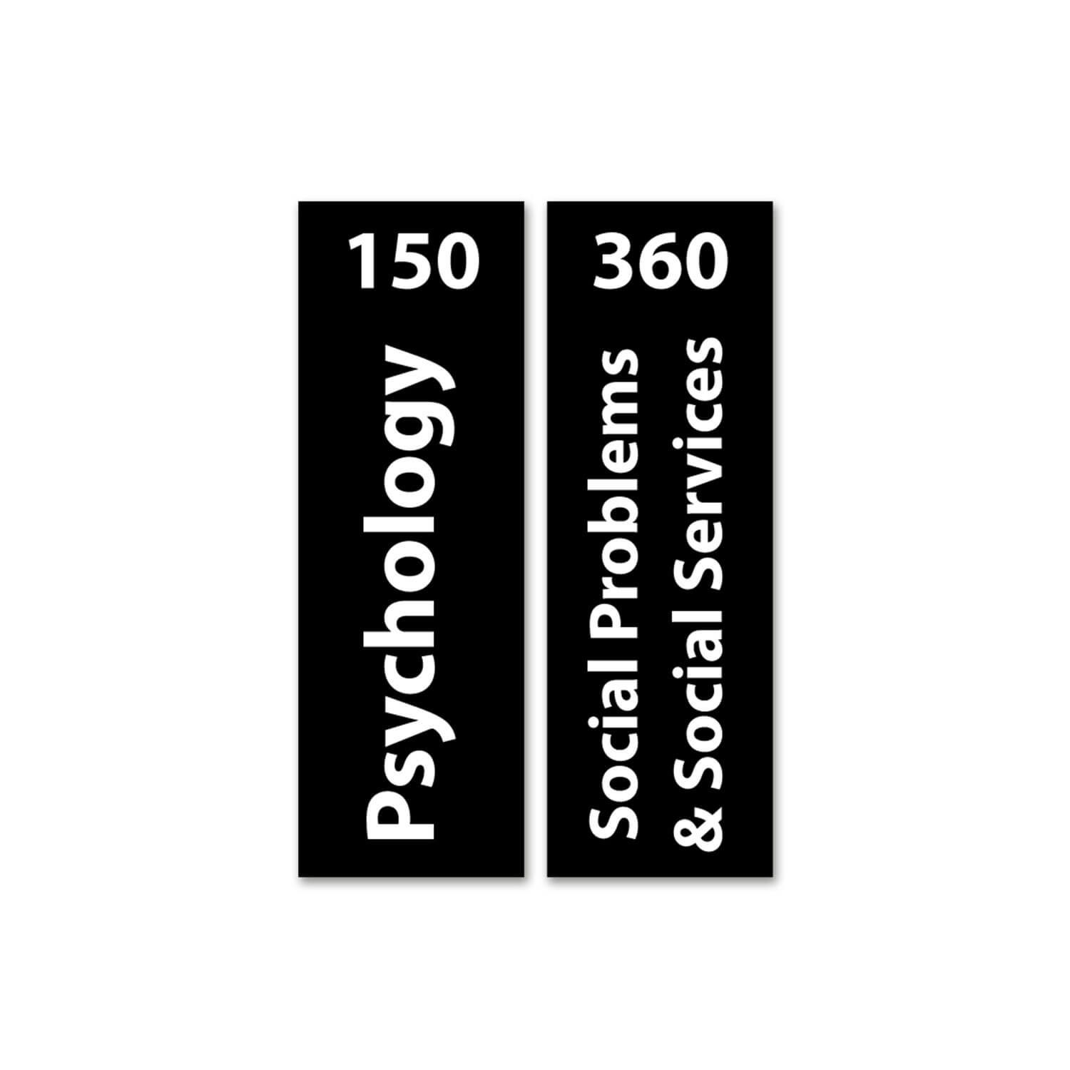 Senior Expanded Non Fiction Sticky Back Signs Set 2 Design 1