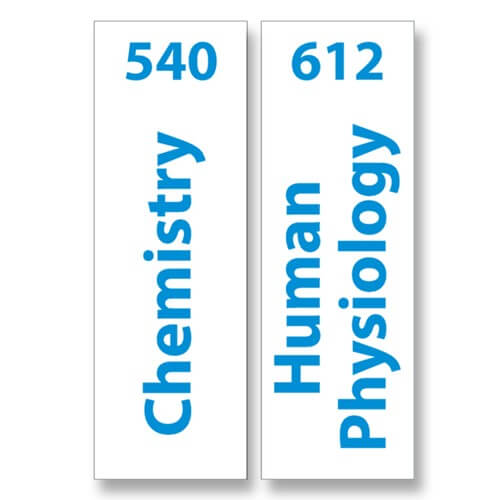 Senior Expanded Non Fiction Sticky Back Signs Set 1 Design 2