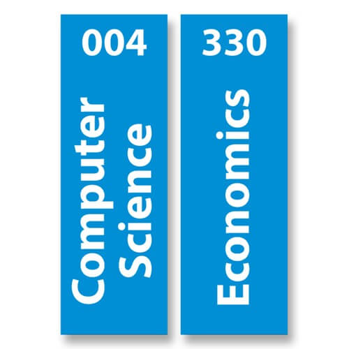 Senior Expanded Non Fiction Sticky Back Signs Set 1 Design 1