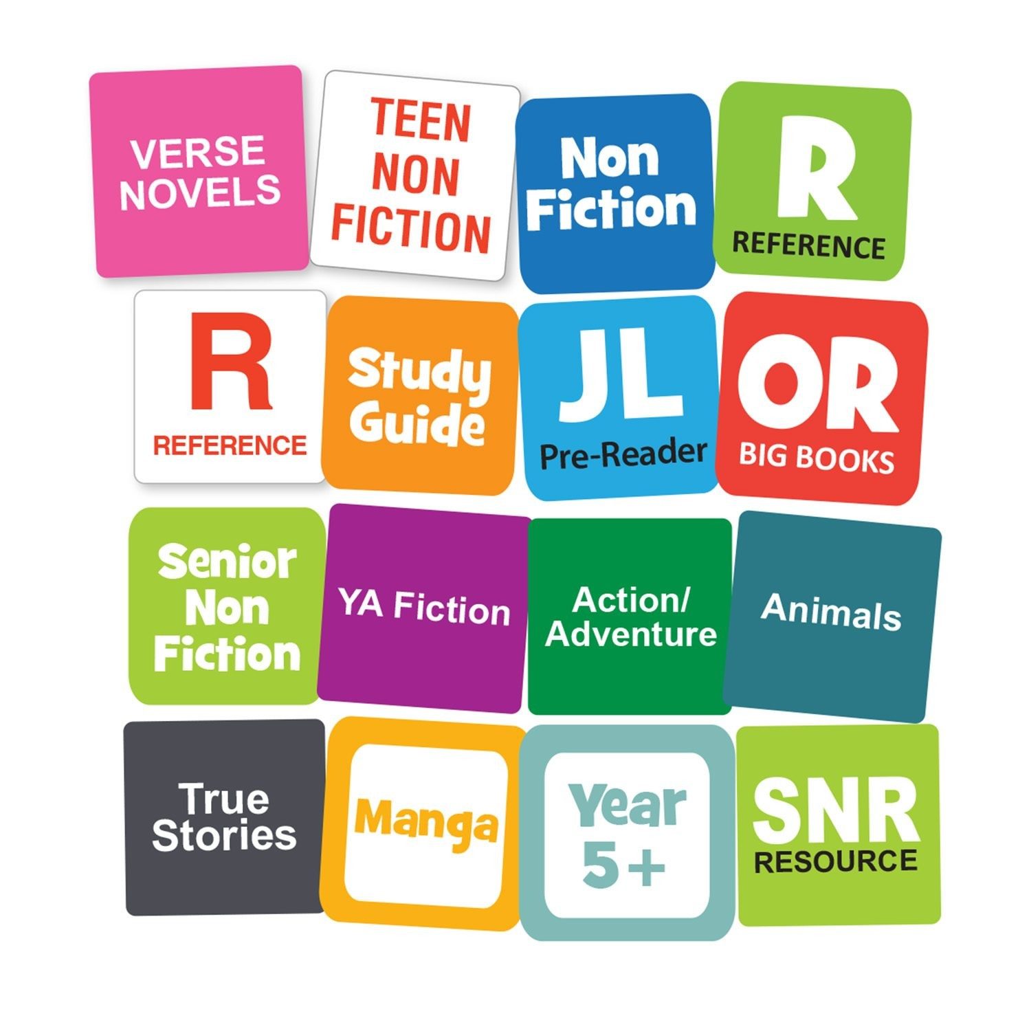 Customised Spine Labels with Text Only (300)