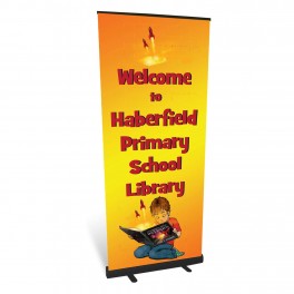 Welcome to the Library Banner (Custom Wording)