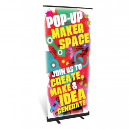 Pop up Makerspace Banner Roll Up Banner