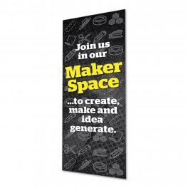Makerspace Location Door Graphic