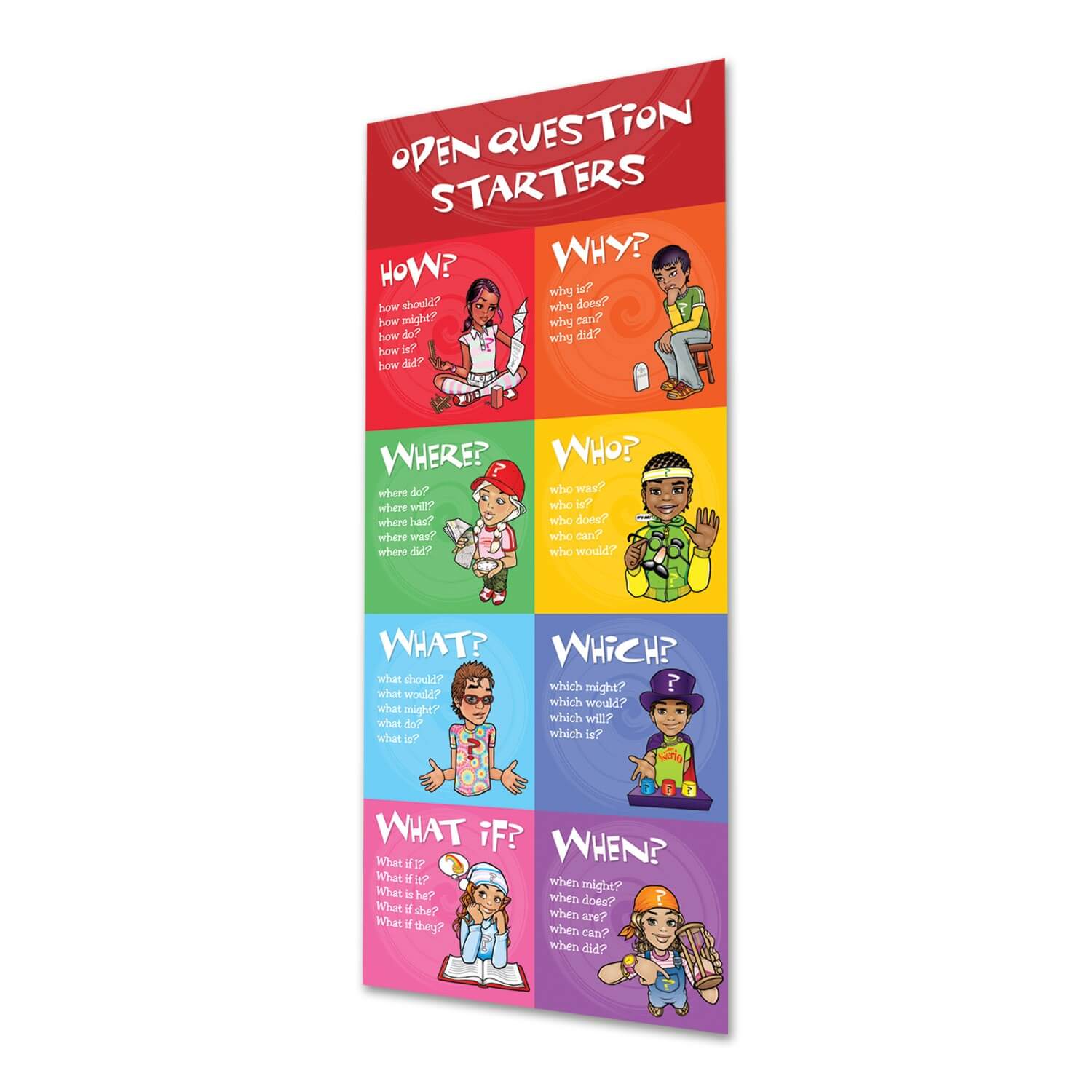 Open Question Starters Door Graphic