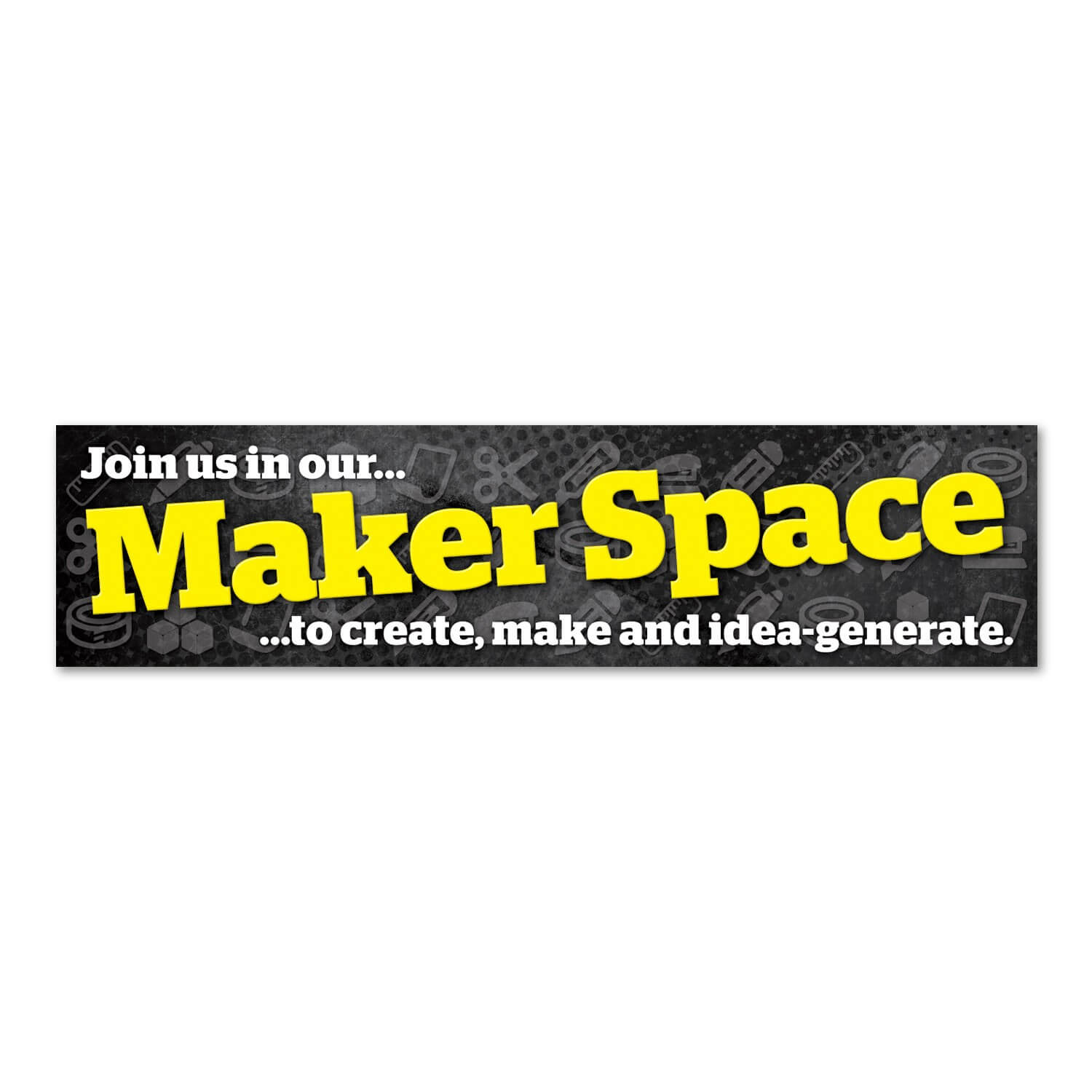 Makerspace Indoor Banner (Landscape)