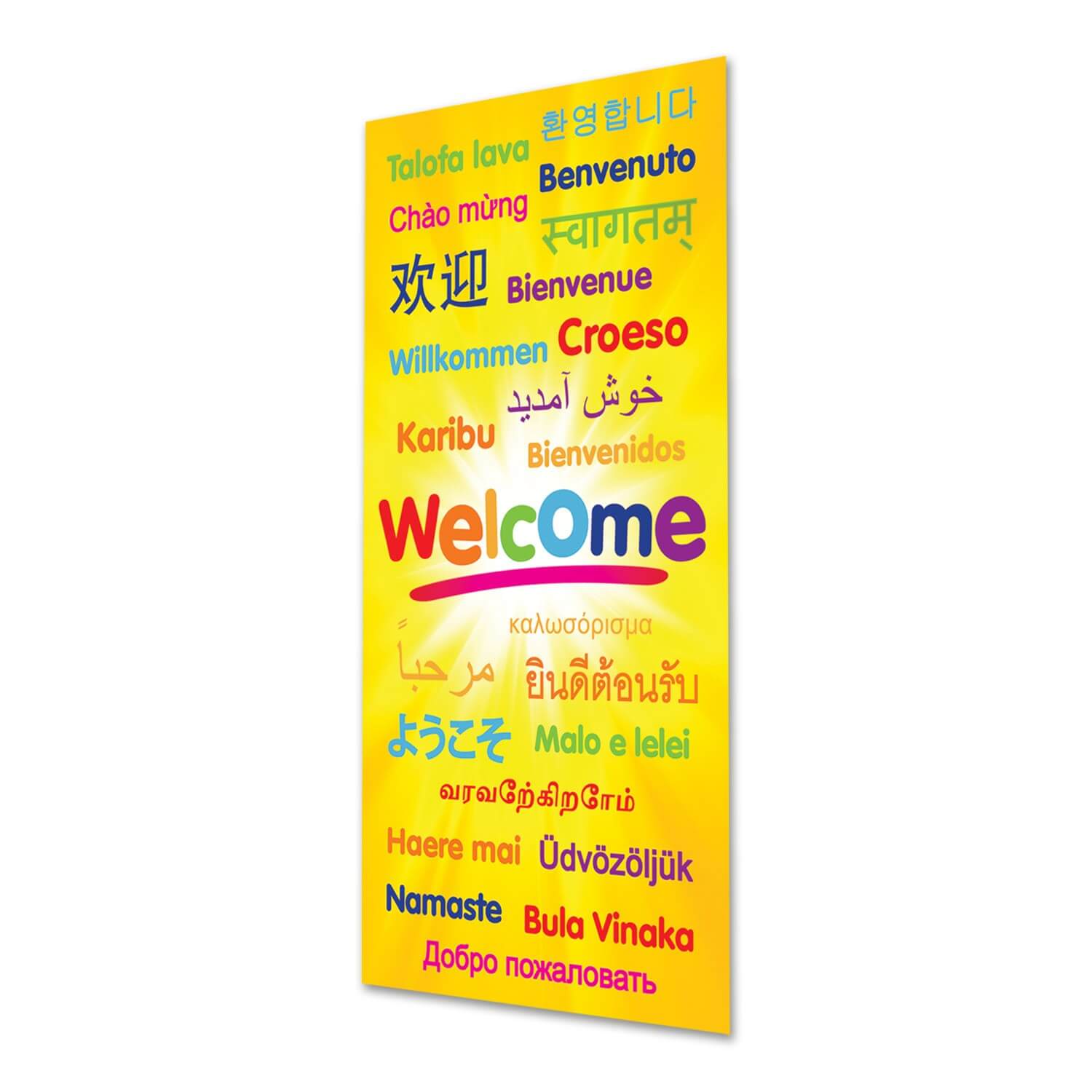 Welcome Indoor Banner Junior 720mm x 1440mm