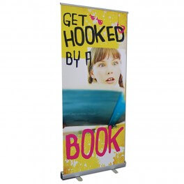 Get Hooked on a Book Roll Up Banner
