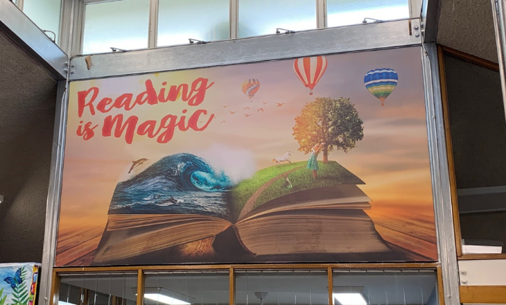 Syba Signs - Transforming libraries one wall at a time!